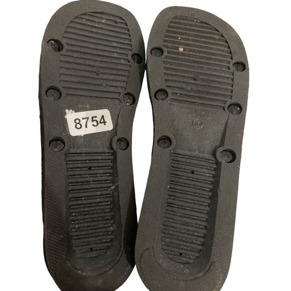 Grandco Women's Size 10 Black Turquoise Embellished Beaded Sandals shoes - Picture 7 of 8